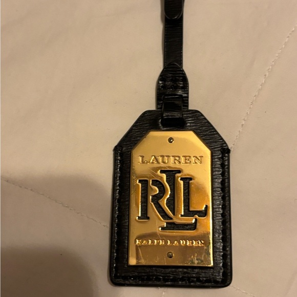 Ralph Lauren Black Leather and Gold Tag - Picture 2 of 3